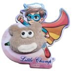 MPS MY PARTY SUPPLIERS® 1pc Brown Teddy bear Rakhi for Brother with random design food magnet gift & one Red-Yellow Thread Cute Soft Teddy Bear Rakhi for Toddlers Little Baby Brothers Raksha Bandhan - Image 5