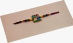 MPS MY PARTY SUPPLIERS Kids Rakhi Bracelet, Cartoon Character Design, Orange and Red Thread - Image 5