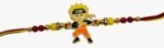 MPS MY PARTY SUPPLIERS Kids Rakhi Bracelet, Cartoon Character Design, Orange and Red Thread - Image 4