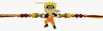 MPS MY PARTY SUPPLIERS Kids Rakhi Bracelet, Cartoon Character Design, Orange and Red Thread - Image 5