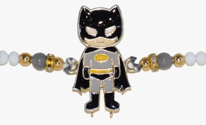 MPS MY PARTY SUPPLIERS® 1pc Superhero Cartoon Character Batman Rakhi for Brother with random design food magnet gift & one Red-Yellow Thread Rakhi for Toddlers Little Baby Brothers Raksha Bandhan - Image 7