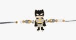 MPS MY PARTY SUPPLIERS® 1pc Superhero Cartoon Character Batman Rakhi for Brother with random design food magnet gift & one Red-Yellow Thread Rakhi for Toddlers Little Baby Brothers Raksha Bandhan - Image 3