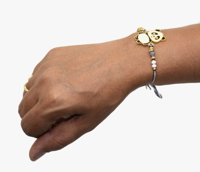 MPS MY PARTY SUPPLIERS® 1pc Cartoon Character Rakhi for Brother with random design food magnet gift & one Red-Yellow Thread Rakhi for Toddlers Little Baby Brothers Raksha Bandhan - Image 7