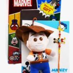 MPS MY PARTY SUPPLIERS® 1pc Rakhi with Gift for Brother Cartoon Rakhi Combo with Keychain Raksha Bandhan Gift Hamper for Bhaiya Kids children toddlers cousin