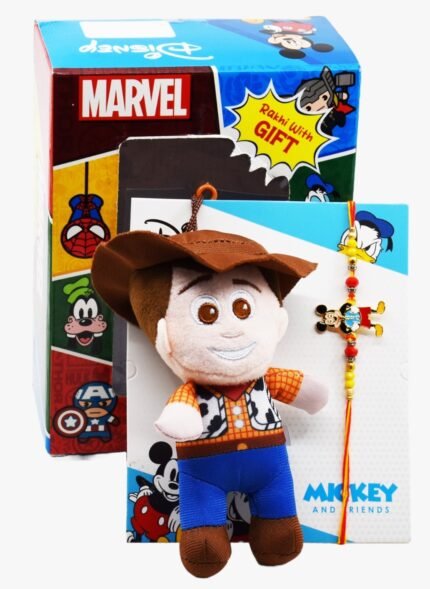 MPS MY PARTY SUPPLIERSĀ® 1pc Rakhi with Gift for Brother Cartoon Rakhi Combo with Keychain Raksha Bandhan Gift Hamper for Bhaiya Kids children toddlers cousin