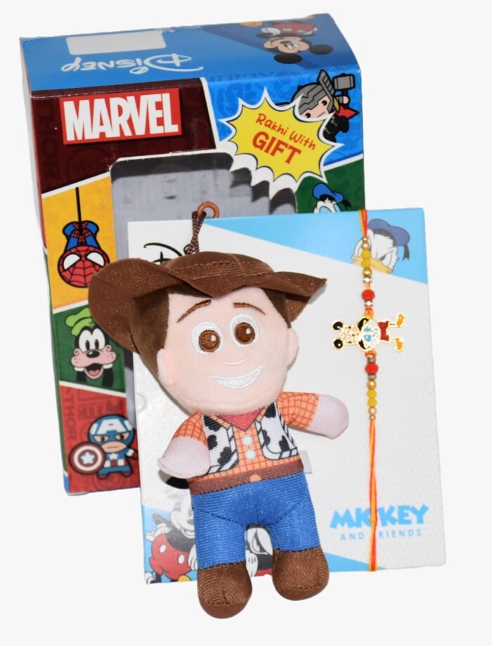 MPS MY PARTY SUPPLIERS® 1pc Rakhi with Gift for Brother Cartoon Rakhi Combo with Keychain Raksha Bandhan Gift Hamper for Bhaiya Kids children toddlers cousin - Image 2