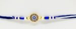 MPS MY PARTY SUPPLIERS® 1pc Evil eye Rakhi for brother/bhaiya/cousin with roli chawal tilak misri Rakshanbandhan evil eye rakhi set for kids toddlers Rakhi bracelet - Image 9