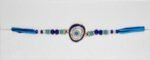 MPS MY PARTY SUPPLIERSĀ® 1pc Evil eye Rakhi for brother/bhaiya/cousin with roli chawal tilak misri Rakshanbandhan evil eye rakhi set for kids toddlers Rakhi bracelet - Image 5