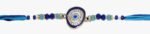 MPS MY PARTY SUPPLIERSĀ® 1pc Evil eye Rakhi for brother/bhaiya/cousin with roli chawal tilak misri Rakshanbandhan evil eye rakhi set for kids toddlers Rakhi bracelet - Image 2