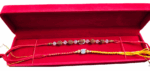 MPS MY PARTY SUPPLIERSĀ® Rakhshabandhan Rudraksha Rakhi for Brother Bhaiya with Crystal & Beads Elegant Moli Thread With Stone Rakhi