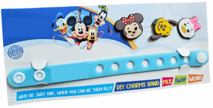 MPS MY PARTY SUPPLIERS® 1pc DIY Charms Band for Girls and Boys Rakhi Band For Kids Brother Silicone Charm Bracelets for kids DIY Rakhi Gift Ideas Adjustable Rubber Bracelets - Image 3