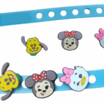 MPS MY PARTY SUPPLIERS® 1pc DIY Charms Band for Girls and Boys Rakhi Band For Kids Brother Silicone Charm Bracelets for kids DIY Rakhi Gift Ideas Adjustable Rubber Bracelets