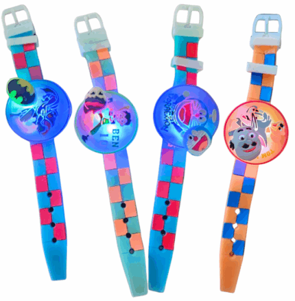 MPS MY PARTY SUPPLIERSĀ® 1pc LED kids Rakhi for Brother/bhaiya/cousin Led band Rakhshabandhan gift for kids Cartoon Character Rakhi for Brother, Kids, Boys Girls Random Design