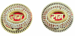MPS MY PARTY SUPPLIERS® Set of 2 Self Stick Ram Door Sticker Tags Ram Decoration Items for Door Ram Written tag for Pooja Room Tags Door Sticker Décor for Rakshabandhan - Image 4
