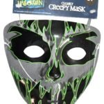 1 pcs Scary Mask, Hallo Scream Creepy Clear Mask Masquerade Mask Fancy Dress Halloween Costume Accessory for Women Men Holiday Halloween Costume Mask Howl-O-Scream clear mask