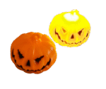 MPS My Party Suppliers Set of 2 Orange Halloween Pumpkin Bulbs, Scary Lamp for Haunted House, Horror Decoration for Garden, Lights - Image 4