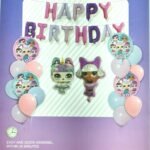 MPS MY PARTY SUPPLIERS® 31pc lol surprise doll balloon decoration kit, birthday decor kit for home, balloons for kids birthday, cartoon foil balloon decoration (lol surprise)