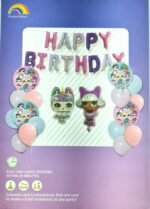 MPS MY PARTY SUPPLIERS® 31pc lol surprise doll balloon decoration kit, birthday decor kit for home, balloons for kids birthday, cartoon foil balloon decoration (lol surprise)