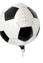 MPS MY PARTY SUPPLIERSĀ® Set of 5 Football Theme Foil Balloons Soccer Ball Shaped Balloon for Birthday, Sports Event & Game Day Decorations Sport theme birthday decoration ideas Golden star balloon - Image 5