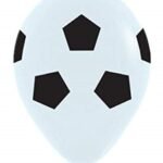 MPS MY PARTY SUPPLIERS® 1pc 36inch Football Latex Balloon Soccer Ball Shaped Balloon for Birthday Sports Event Game Day Decorations Sport theme birthday decoration ideas Soccer Football Party Balloons