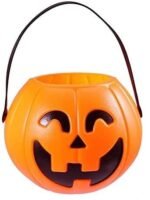 MPS My Party Suppliers 1pc Halloween Orange Pumpkin Candy Basket with Light and Music, Pumpkin Face Candy Bucket for Halloween Day Celebration, Halloween Pumpkin laltern Decoration, Candy Basket - Image 2