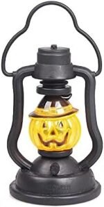 MPS My Party Suppliers Set of 2 Halloween Lamps, Halloween laltern, LED for Halloween Decoration, Halloween Hanging Decoration (Black Hanging laltern) - Image 4