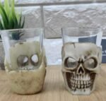 1PC Short Glass Skull Shot Glasses Glass Beer Mug 3D Skull Shot Glasses Style Skull Shot Glass Pirate SHOTGLASSES Drink Cocktail Beer Cup, Wine Cup, Drinking Ware Mugs, Creative Halloween - Image 5