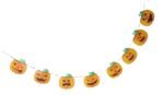 MPS My Party Suppliers Happy Halloween Pumpkin Banner, Halloween Banner Garland, Pumpkin Decoration for Halloween, Halloween Paper Hanging, Halloween Hanging Decoration, halloween banner