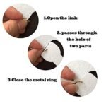 Halloween Hanging Jointed Skeleton Full Body Halloween Felt nonwovens Skeleton Halloween Party Hanging Decoration Scary Halloween Party Decoration Creepy Felt Bones (1 pcs Random Color) - Image 2