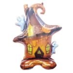 MPS MY PARTY SUPPLIERS® 1pc Self-Standing Haunted House Halloween Foil Balloons Giant Scary Hallo ween Character Ghost, Pumpkin, Skeleton Balloons Halloween Party Floor Decoration ideas