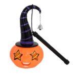 1pcs Portable Pumplin Lantern with Cap, Kids Decor Halloween Decor Halloween Party Light up Pumpkin Lantern Halloween Pumpkin Light Halloween Lantern Orange Halloween Pumpkin Decoration - Image 3