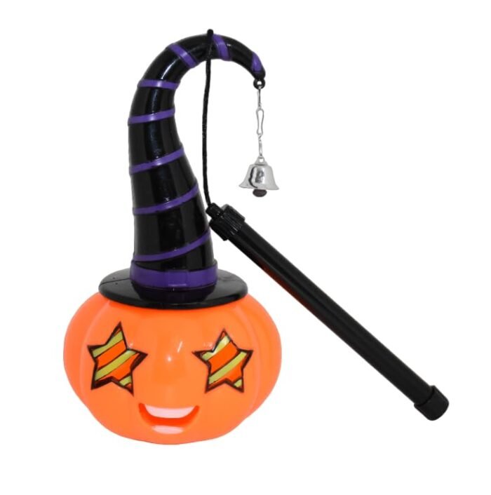 1pcs Portable Pumplin Lantern with Cap, Kids Decor Halloween Decor Halloween Party Light up Pumpkin Lantern Halloween Pumpkin Light Halloween Lantern Orange Halloween Pumpkin Decoration - Image 3
