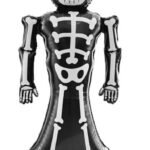 MPS MY PARTY SUPPLIERS® 1pc Self-Standing Skeleton Halloween Foil Balloons Giant Scary Hallo ween Character Ghost, Pumpkin, Skeleton Balloons Halloween Party Floor Decoration ideas