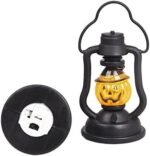 MPS My Party Suppliers Set of 2 Halloween Lamps, Halloween laltern, LED for Halloween Decoration, Halloween Hanging Decoration (Black Hanging laltern) - Image 3