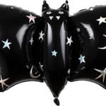 MPS MY PARTY SUPPLIERS® 1pc Halloween Bat balloon Halloween theme foil balloons decorations Kids halloween party supplies