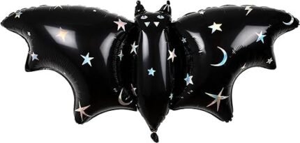 MPS MY PARTY SUPPLIERSĀ® 1pc Halloween Bat balloon Halloween theme foil balloons decorations Kids halloween party supplies