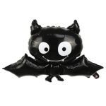 MPS MY PARTY SUPPLIERS® 1pc Halloween Bat balloon Halloween theme foil balloons decorations Kids halloween party supplies