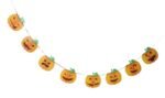 MPS My Party Suppliers Happy Halloween Pumpkin Banner, Halloween Banner Garland, Pumpkin Decoration for Halloween, Halloween Paper Hanging, Halloween Hanging Decoration, halloween banner - Image 3