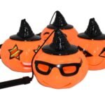 1pcs Portable Lantern Kids Decor Halloween Decor Halloween Party Light up Pumpkin Lantern Halloween Pumpkin Light Halloween Lantern Orange Halloween Pumpkin Decorations Decorate Props