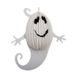 2Pcs Halloween Honeycomb for Decoration Props Party Supplies Horror Chinese Lantern Party Supplies Ghost Pumpkin Halloween Paper Lantern Bat and Spider - Image 5