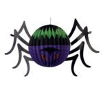 2Pcs Halloween Honeycomb for Decoration Props Party Supplies Horror Chinese Lantern Party Supplies Ghost Pumpkin Halloween Paper Lantern Bat and Spider - Image 4