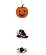 Pumpkin Spider Ornament Paper Hanging 138cm in Door Wall Hanging Decoration for Halloween Banner, Witch Flag Hanging Decoration Halloween Door Sign, Halloween Flag,Halloween Decoration BAnner - Image 3