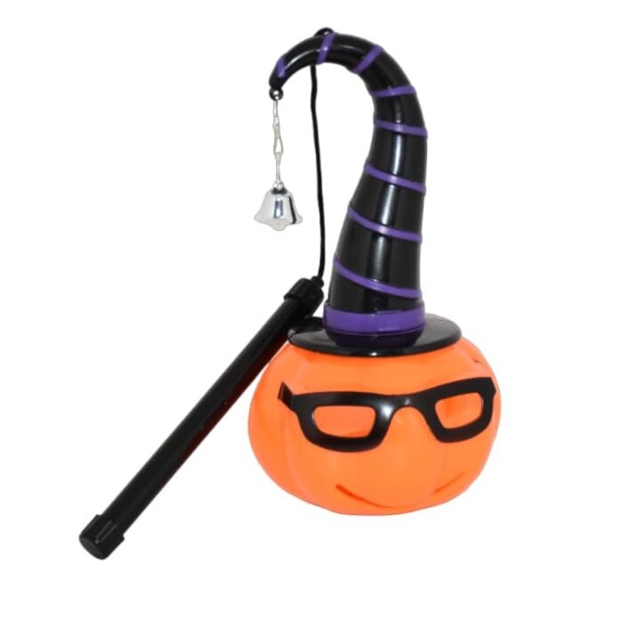 1pcs Portable Pumplin Lantern with Cap, Kids Decor Halloween Decor Halloween Party Light up Pumpkin Lantern Halloween Pumpkin Light Halloween Lantern Orange Halloween Pumpkin Decoration - Image 5