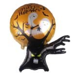 MPS MY PARTY SUPPLIERS® 1pc Haunted tree halloween balloon Halloween theme foil balloons decorations Kids halloween party supplies
