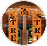 3 Pack Halloween Decorations Outdoor Indoor, Halloween Door Hanger Banner Trick or Treat Banner for Front Door Display for Garden, Durable Halloween Home Decor - Image 4