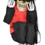 Ghost Halloween Decor Halloween Horror Props Electric Crying Little Ghost Toy Tricky Scary Crying Bar Decoration Haunted House Party Decoration, Light Music Halloween Decor