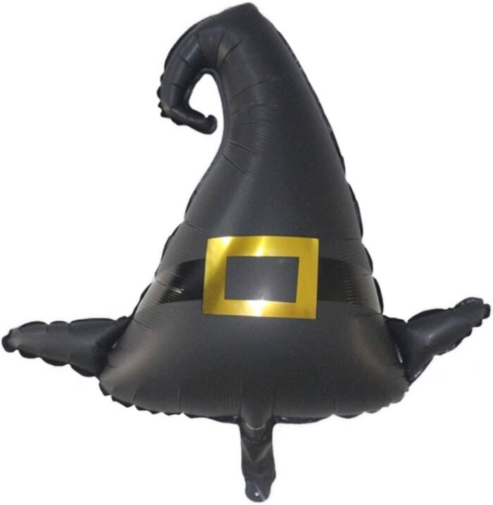 MPS MY PARTY SUPPLIERS® 1pc Witch Hat Halloween balloon Halloween theme foil balloons decorations Kids halloween party supplies - Image 1