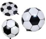 MPS MY PARTY SUPPLIERSĀ® Set of 5 Football Theme Foil Balloons Soccer Ball Shaped Balloon for Birthday, Sports Event & Game Day Decorations Sport theme birthday decoration ideas Golden star balloon - Image 7