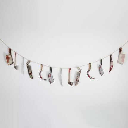 Halloween Party Spooky Hanging Pennant Banner Haunted House Decoration Prop