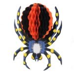 Halloween Spider Paper Honeycomb/Halloween Honeycomb Decoration/Paper Spider Hanging